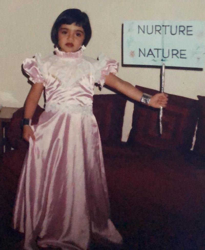 Rukmini Vasanth as a child