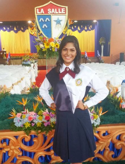 Sheynnis Palacios during her school days