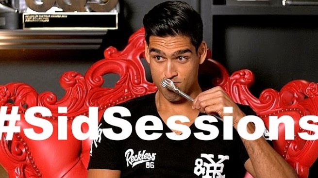 Siddharth Mallya in a still from the YouTube series 'Sid Sessions'