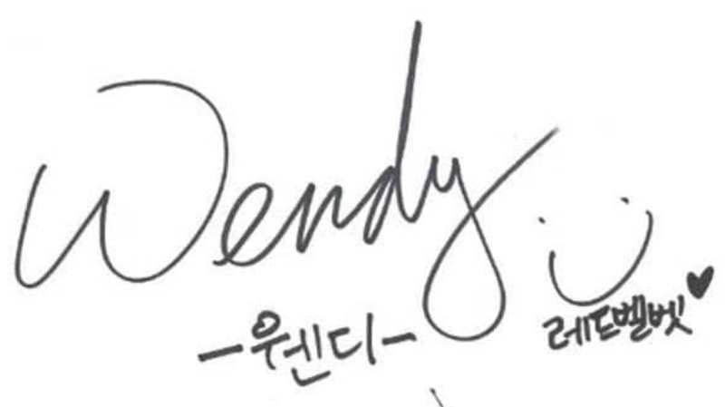 Signature of Wendy