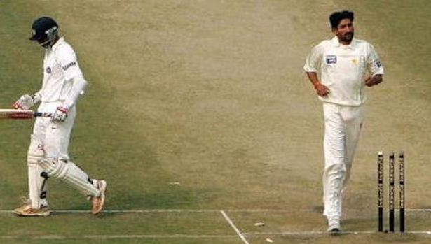 Sohail Tanvir during a Test Match