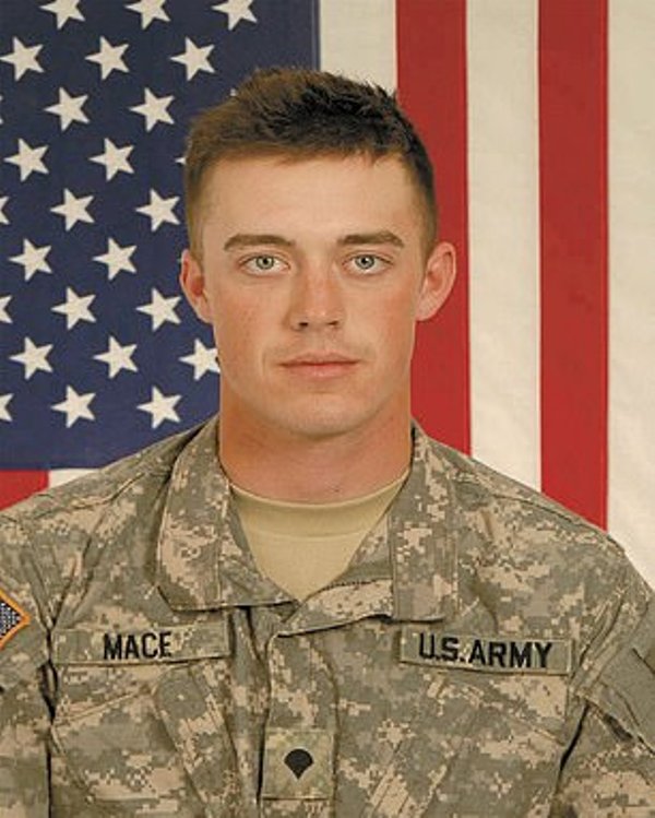 Stephan Mace succumbed to his injuries during the Battle of Kamdesh in October 2009