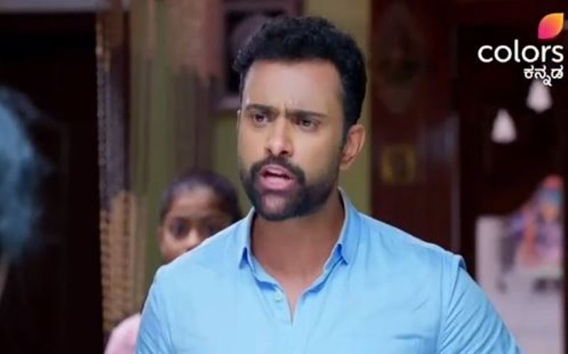 Sudarshan Rangaprasad in a still from the Kannada television show Bhagyalakshmi 
