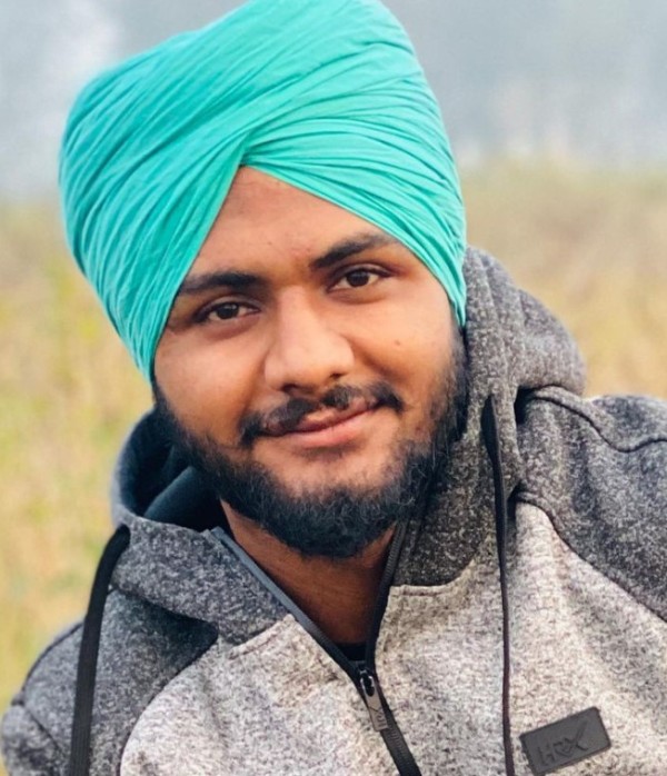 Surinder Singh in a turban