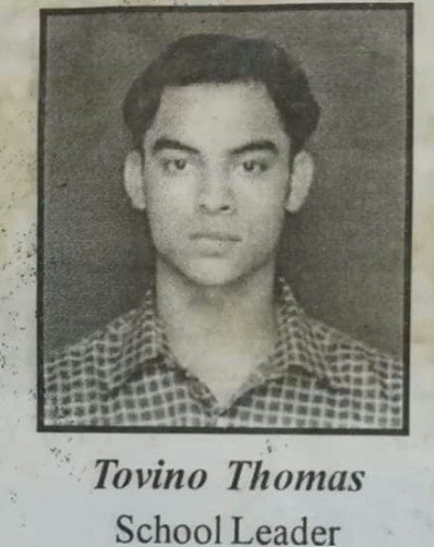 Tovino Thomas during his school days