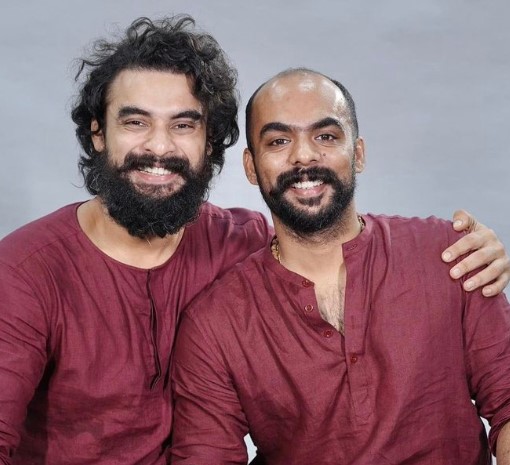 Tovino Thomas with his brother