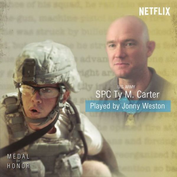 Ty Carter featured in the Netflix series Medal of Honor