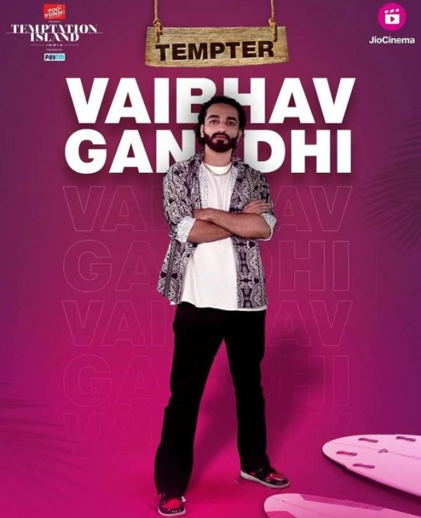 Vaibhav Gandhi in the promo of the reality show 'Temptation Island India' (2023)