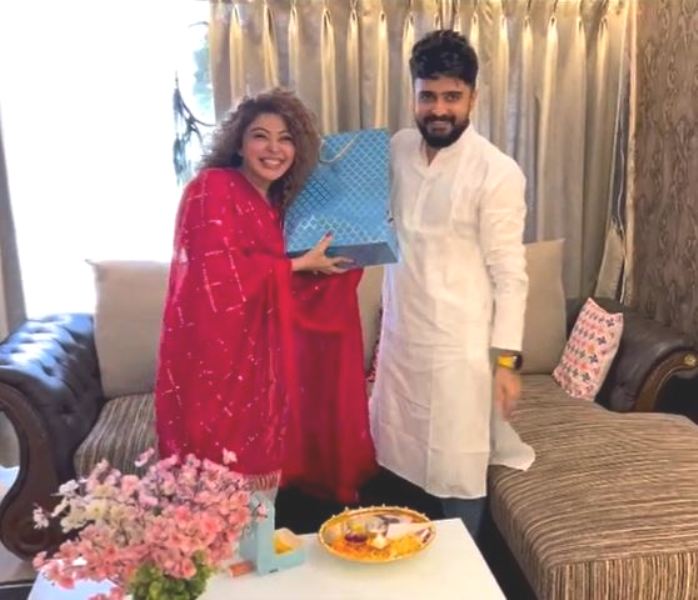 20 August 2023: A picture of Rajshree More and Adil Khan Durrani captured on the occasion of Raksha Bandhan