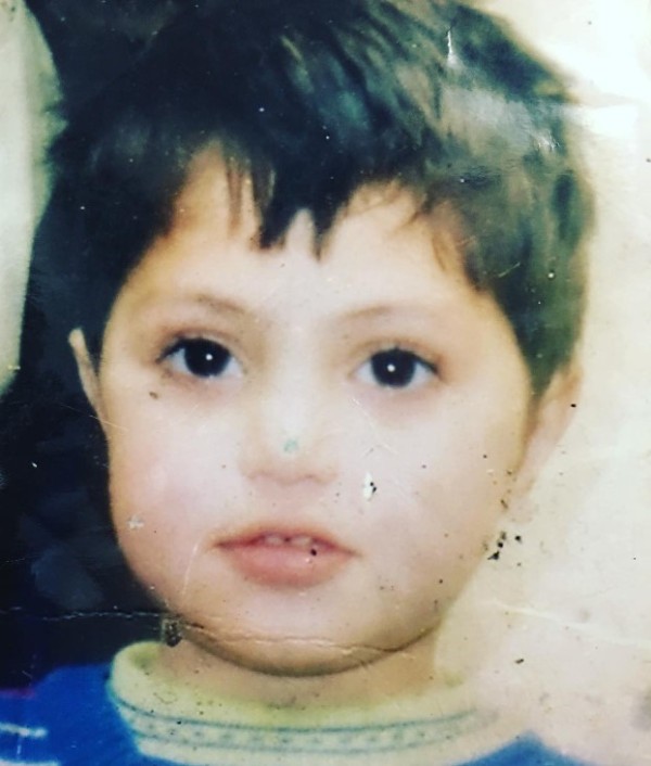 A childhood photo of Sameer Rizvi