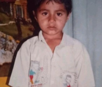 A childhood picture of Nitin Rawal