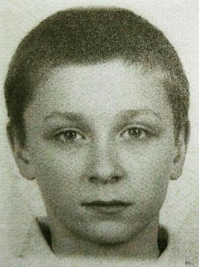 A childhood picture of Piotr Pamulak