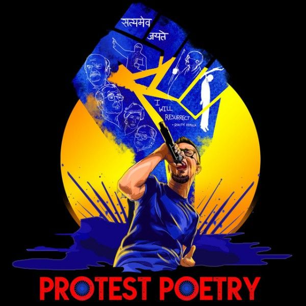A poster of the album 'Protest Poetry' (2020)