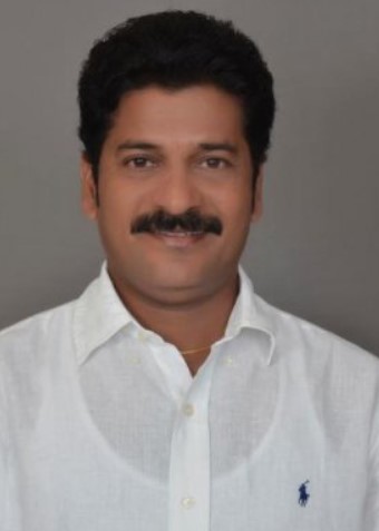 A young Revanth Reddy