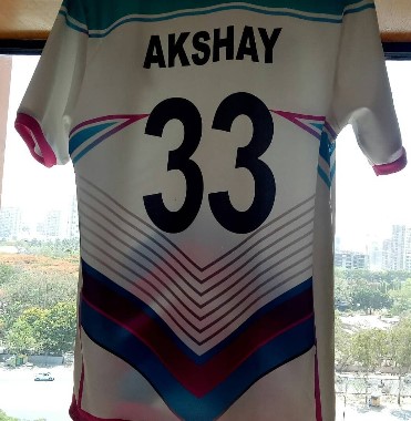 Akshay Jaywant Bodake's jersey number