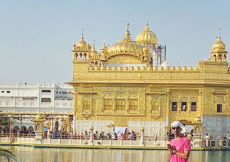 Anil Grover at the Golden Temple