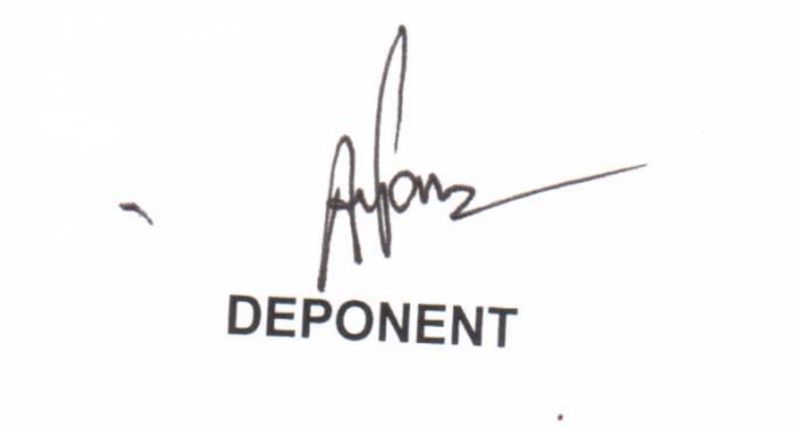 Avinash Pande's signature