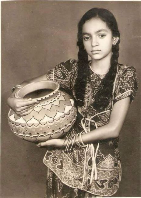 Upasana Singh in her childhood