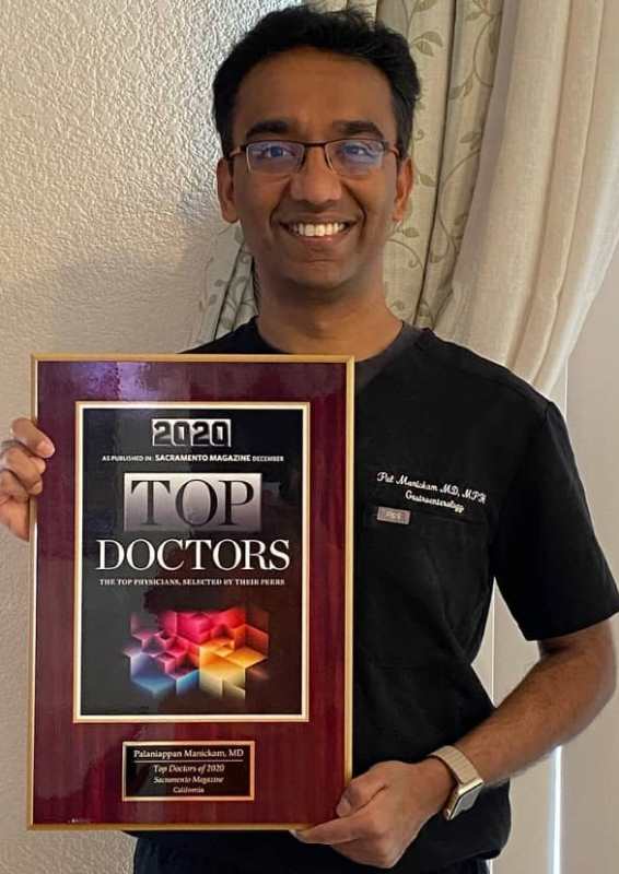 Dr Pal after winning Top Doctor Award 2020
