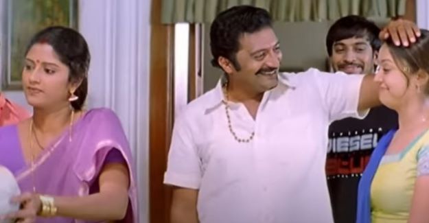 Easwari Rao in a scene from the film Saravana