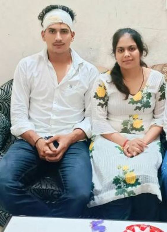 Gaurav Khatri with his sister