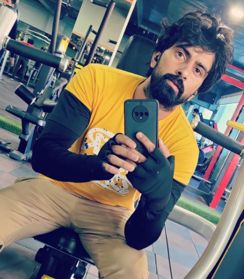 Gursewak Singh Mander at a gym