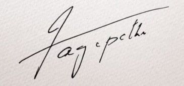 Jagapathi Babu's signature
