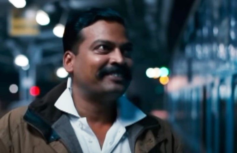 John Vijay in a still from the film 'Raavanan'