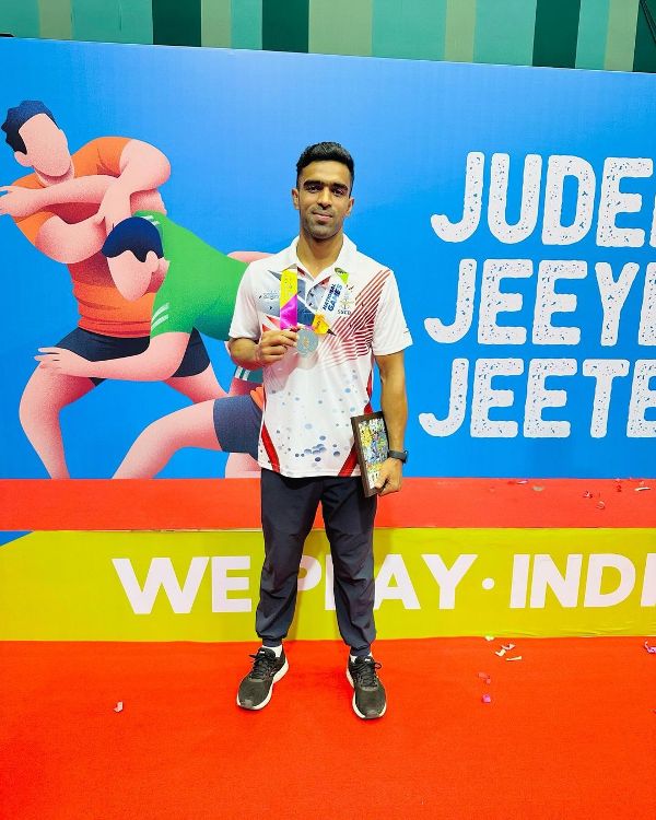 Lucky Sharma at the 37th National Games in Goa