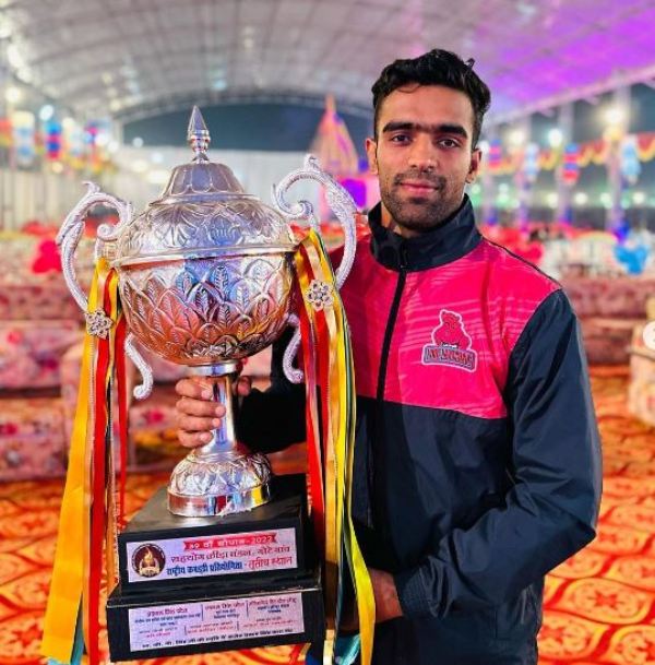 Lucky Sharma at the All India kabaddi Tournament Gotegaon