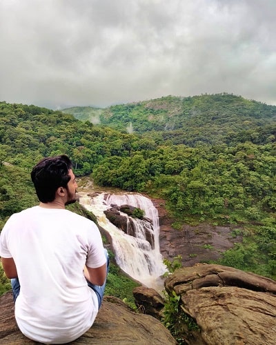 Maganti Srinath during his trip