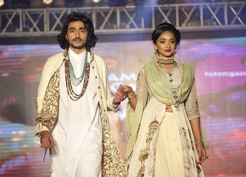 Maganti Srinath in a fashion show