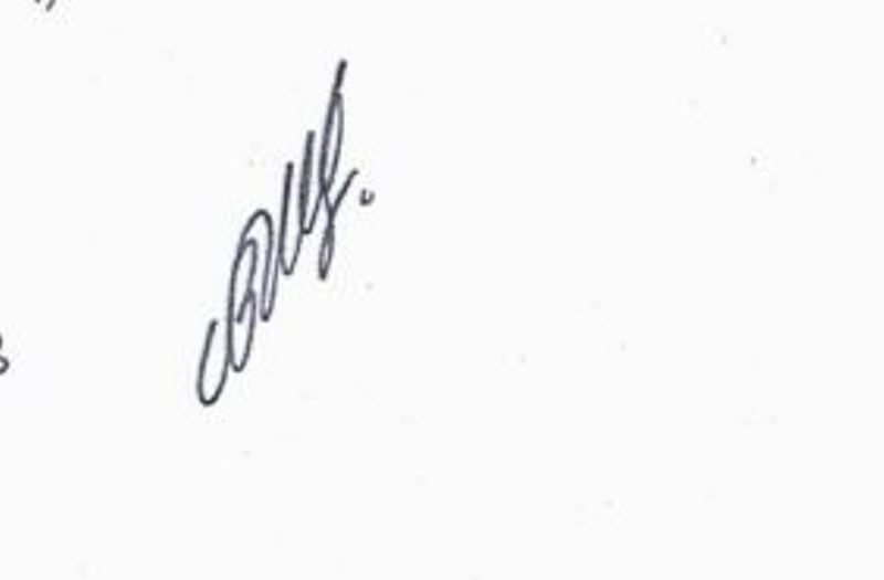 Mahant Balak Nath's signature