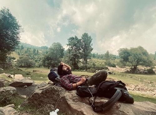 Manjot Singh during his trip