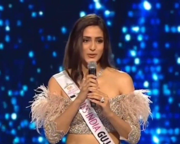 Mansi Taxak at the Femina Miss India 2019