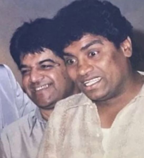 Mehmood Junior (left) and Johnny Lever (right)