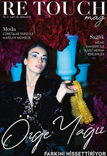 Özge Yağız featured on a magazine