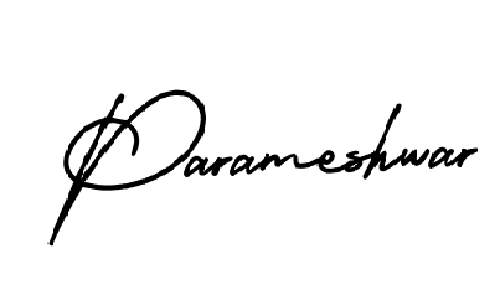 Parameshwar Hivrale's signature