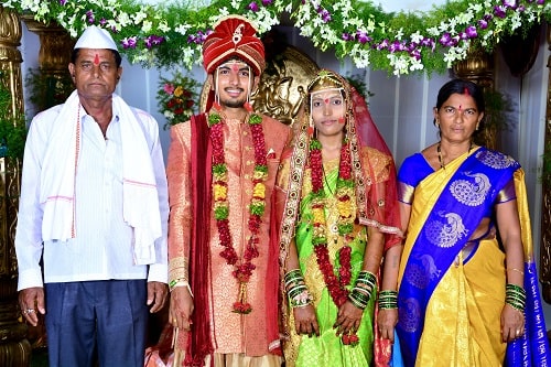 Parameshwar Hivrale's wedding picture
