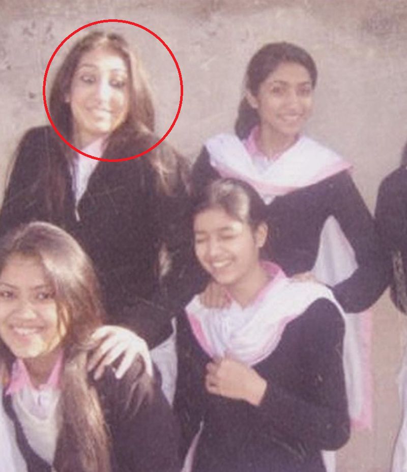 Rabia Javaid Sheikh when she was in school