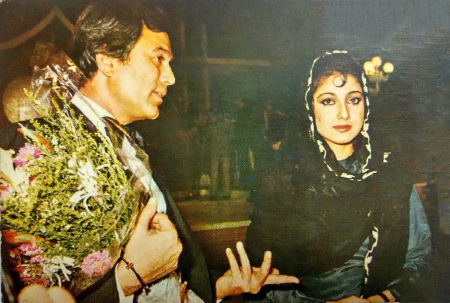 Rajesh Khanna with Tina Munim