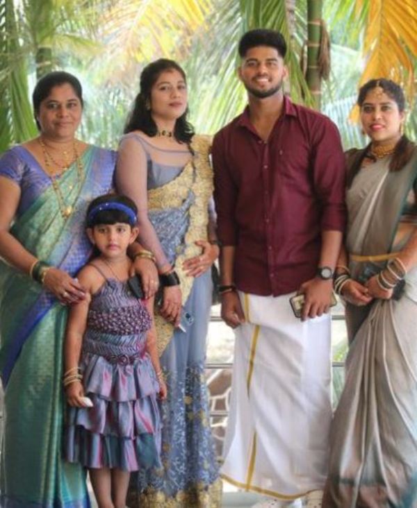 Ranjit Naik with his family