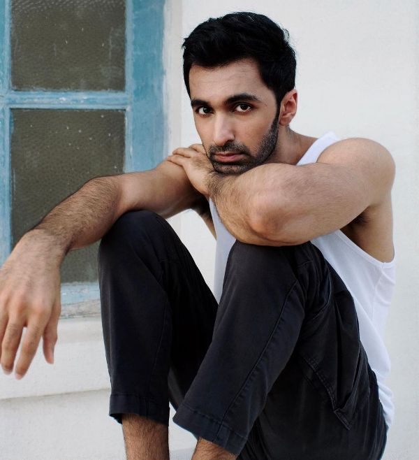 Rohan Gurbaxani during a photoshoot for a clothing brand