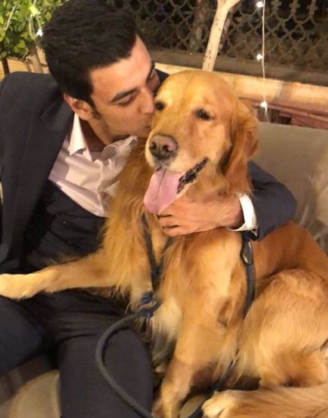 Rohan Kapoor with his dog, Whiskey