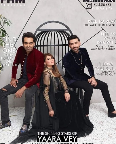 Sami Khan featured on a magazine cover