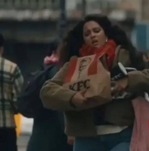 Shabana Haroon featured in a KFC advertisement