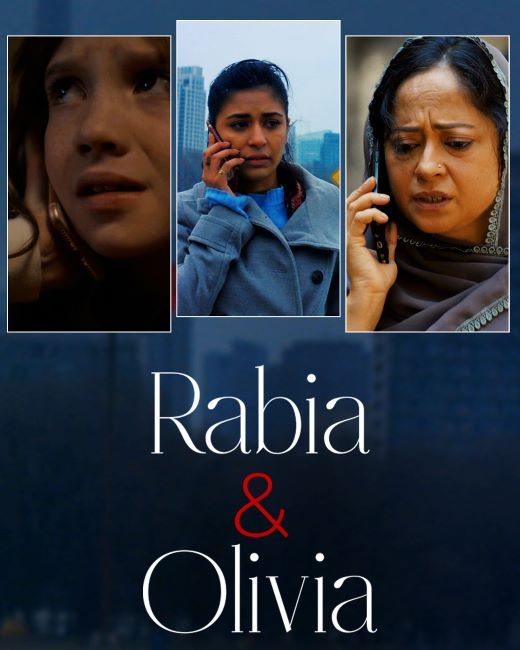 Sheeba Chaddha on the poster of Rabia And Olivia