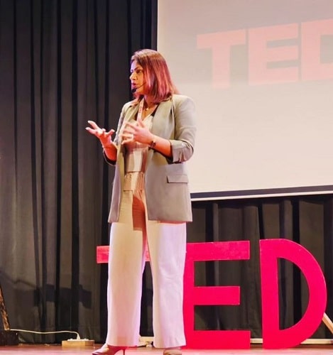 Shreedha Singh during TEDx event