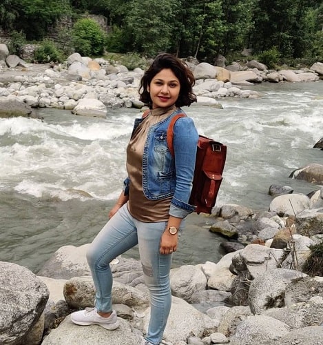 Shreedha Singh during her trip