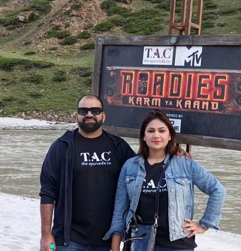 Shreedha Singh on the sets of MTV Roadies